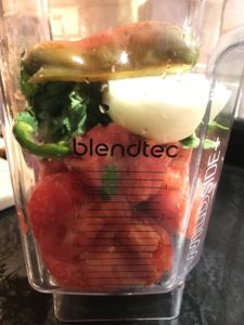 salsa in blender